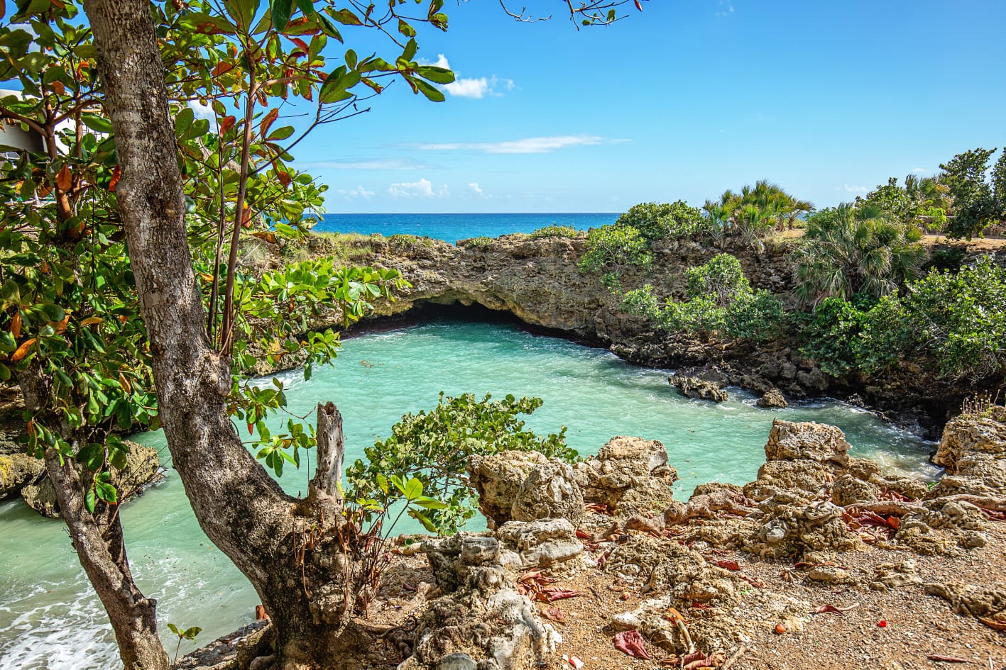 Ruta: playa caribeña, aldea pesquera y río Yuma